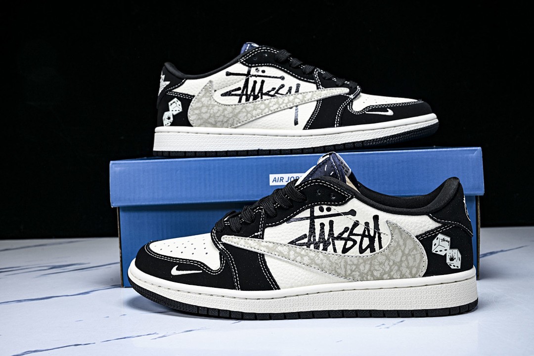AJ 1 Retro Low OG SP Collab White/Black DD7866-102 Men's Casual Shoe Sizes 4-11