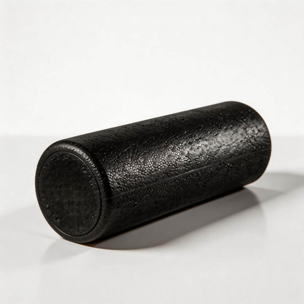 EPP Foam Roller 30cm High Density Black Solid Yoga Muscle Massage Roller
