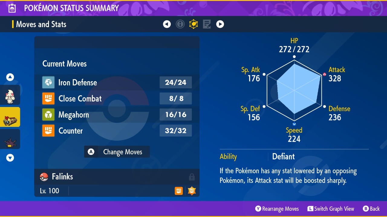 Pokemon Scarlet and Violet PSV - Shiny 6IV Falinks
