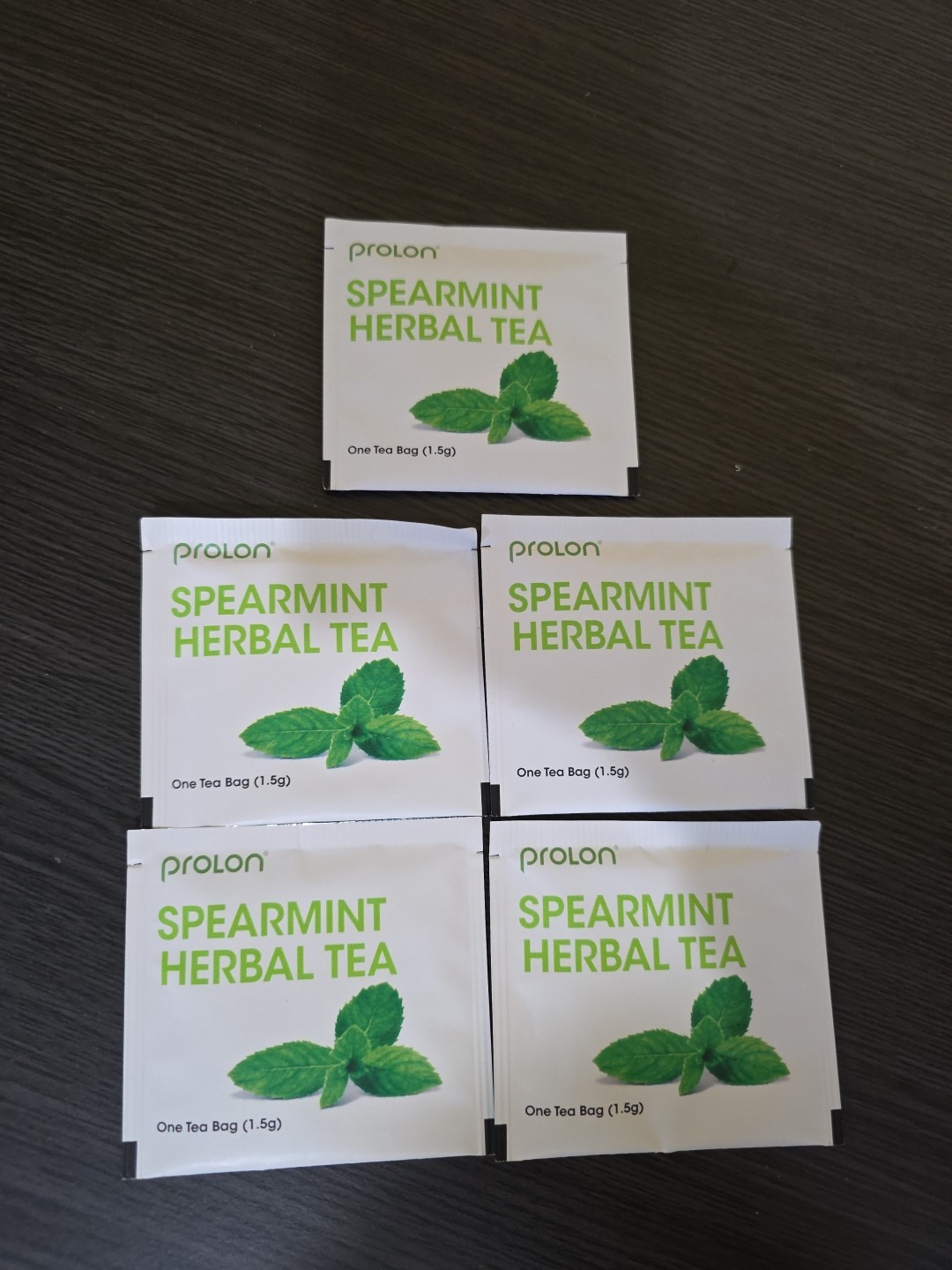 (5) ProLon Fasting Nutrition Mimicking Program Spearmint Herbal Tea Exp: 07/2026