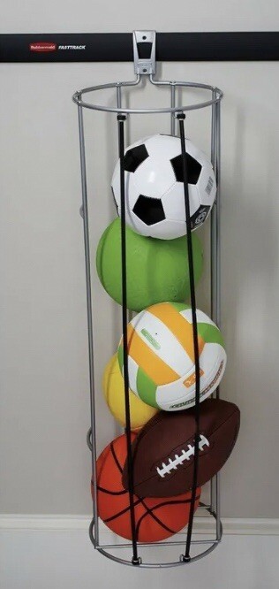 Rubbermaid FastTrack Garage Storage Vertical Ball Rack Holder - NEW IN BOX