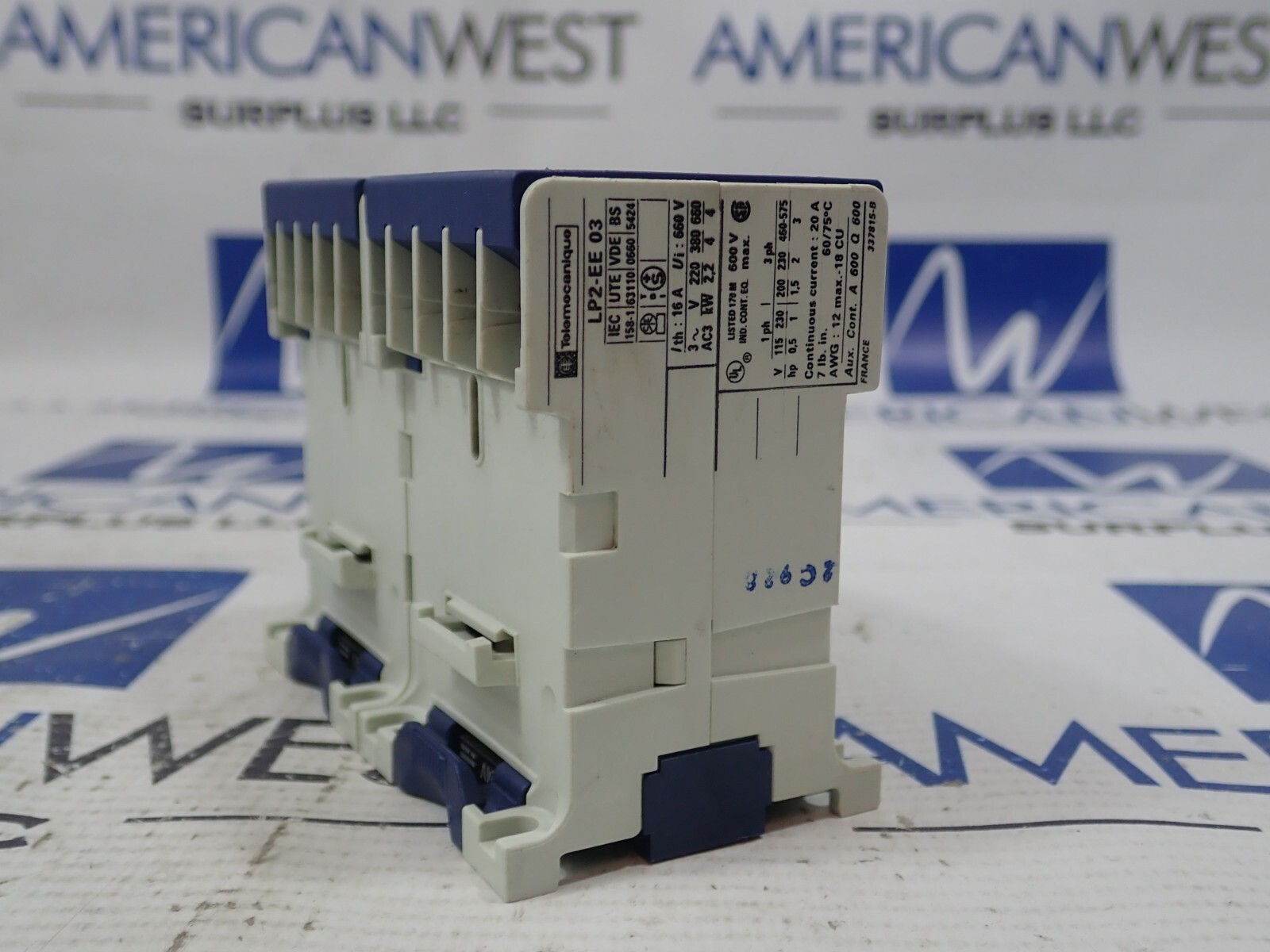 Telemecanique LP2-EE-03 Contactor 16A 660V