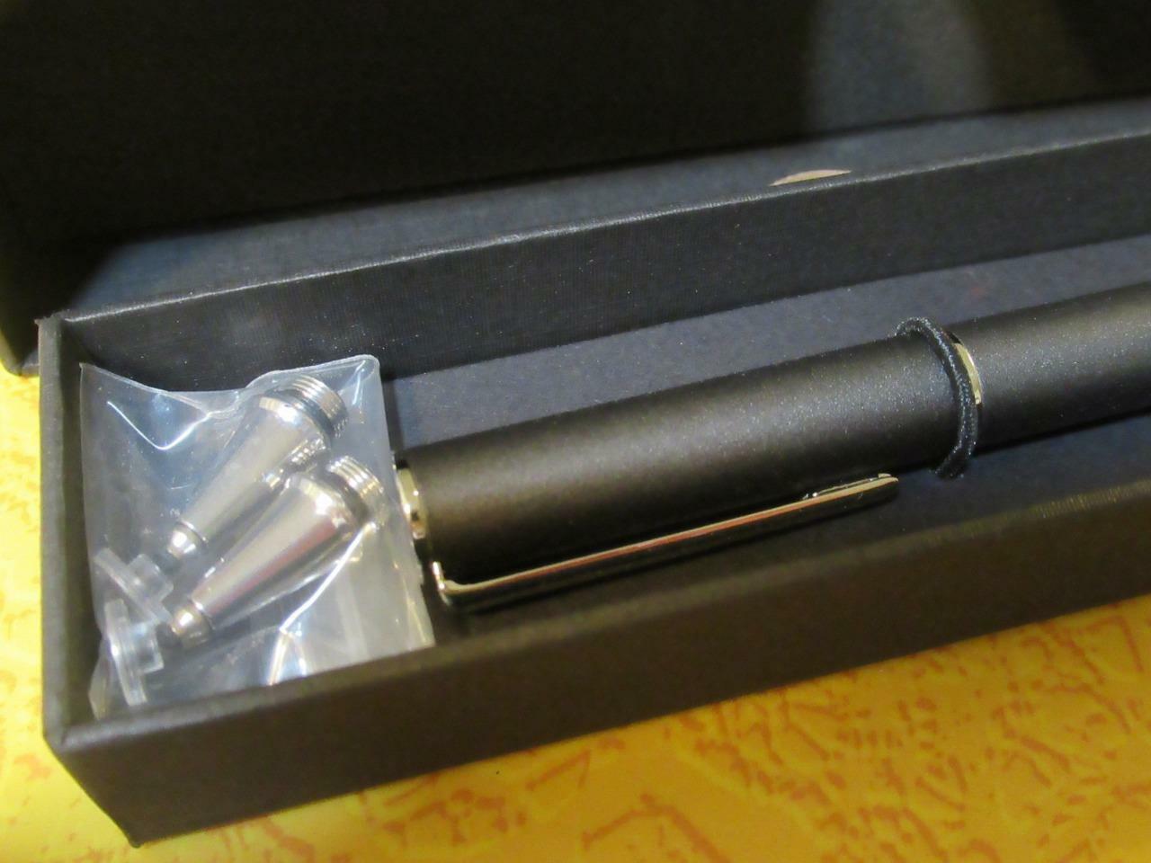 Verago Disc Stylus Pen Flat Black with 2 Tips All Touch Screen All POS System