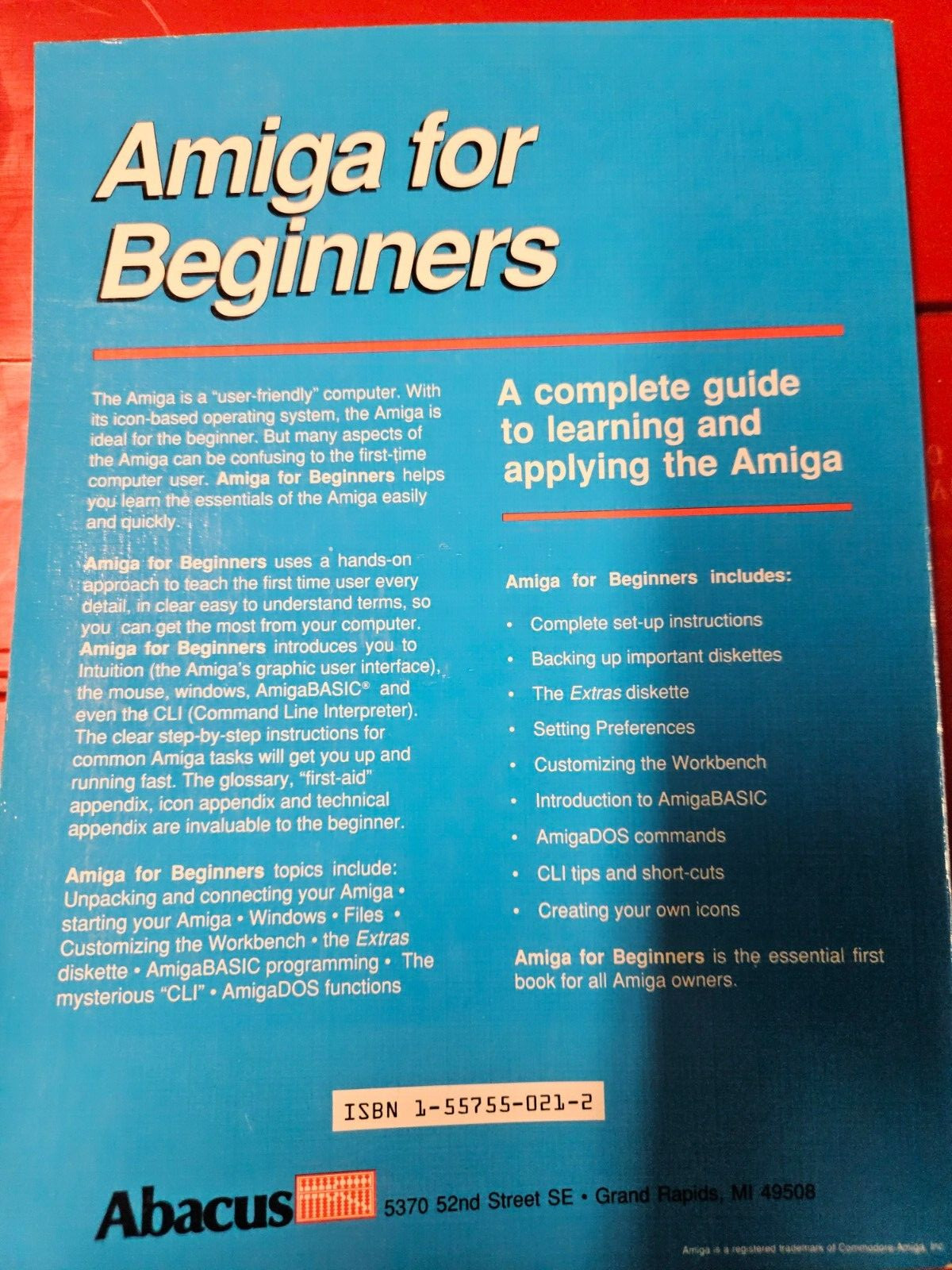 Amiga for Beginners by Abacus