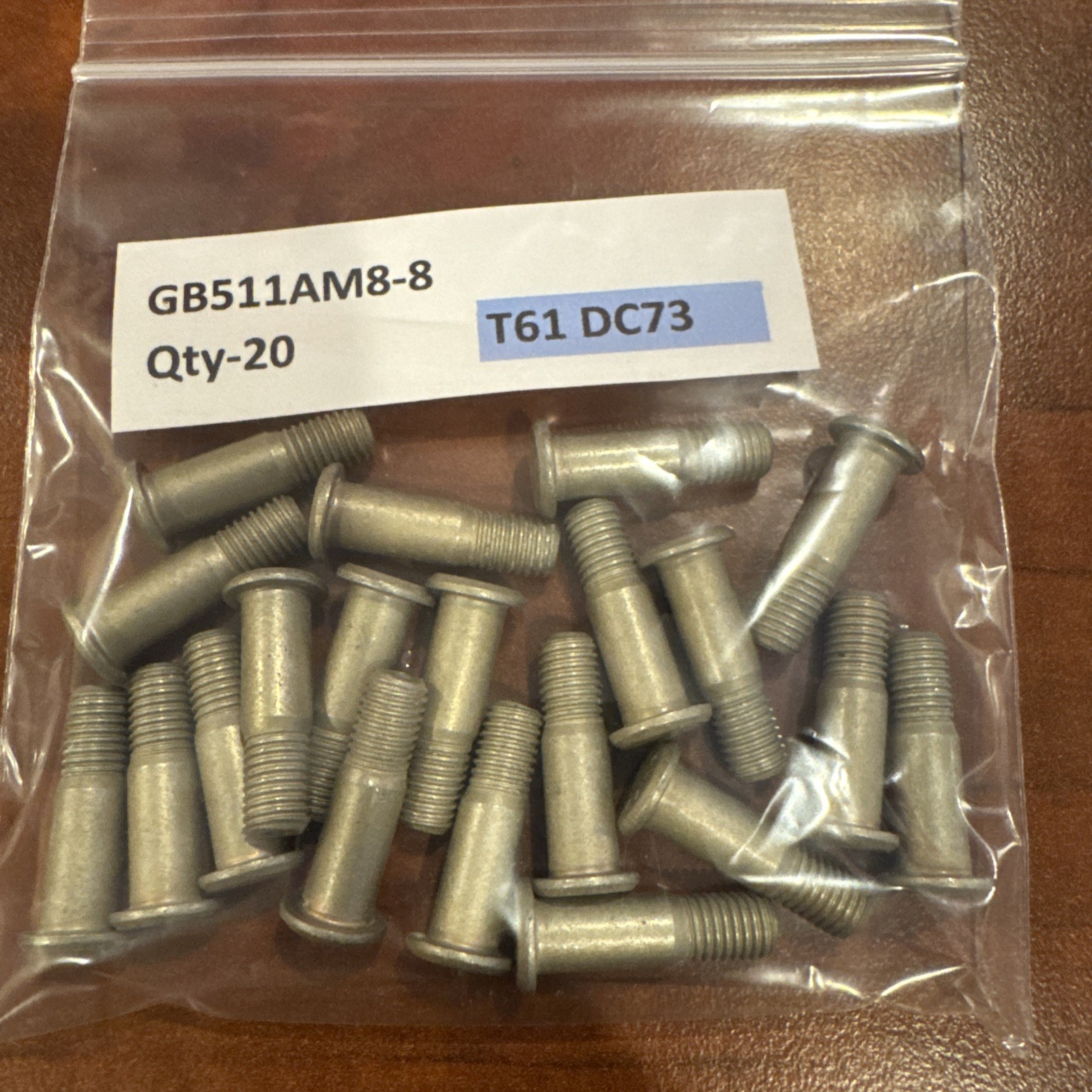 Quantity- 20  GB511AM8-8    New.   T61  DC73