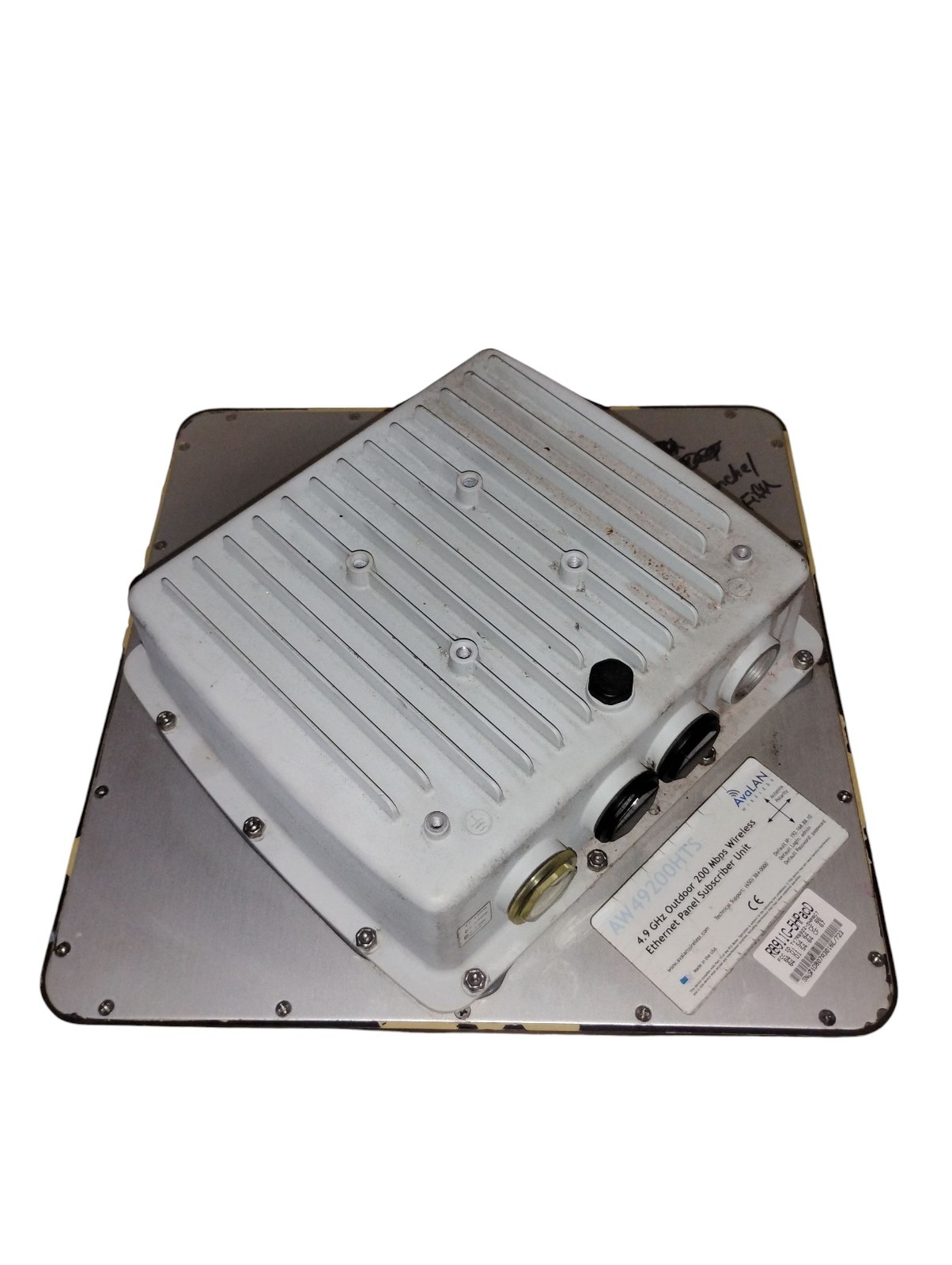 AvaLAN 4.9 GHz Outdoor 200Mbps Wireless Ethernet Subscribe Unit AW49200HTS *READ