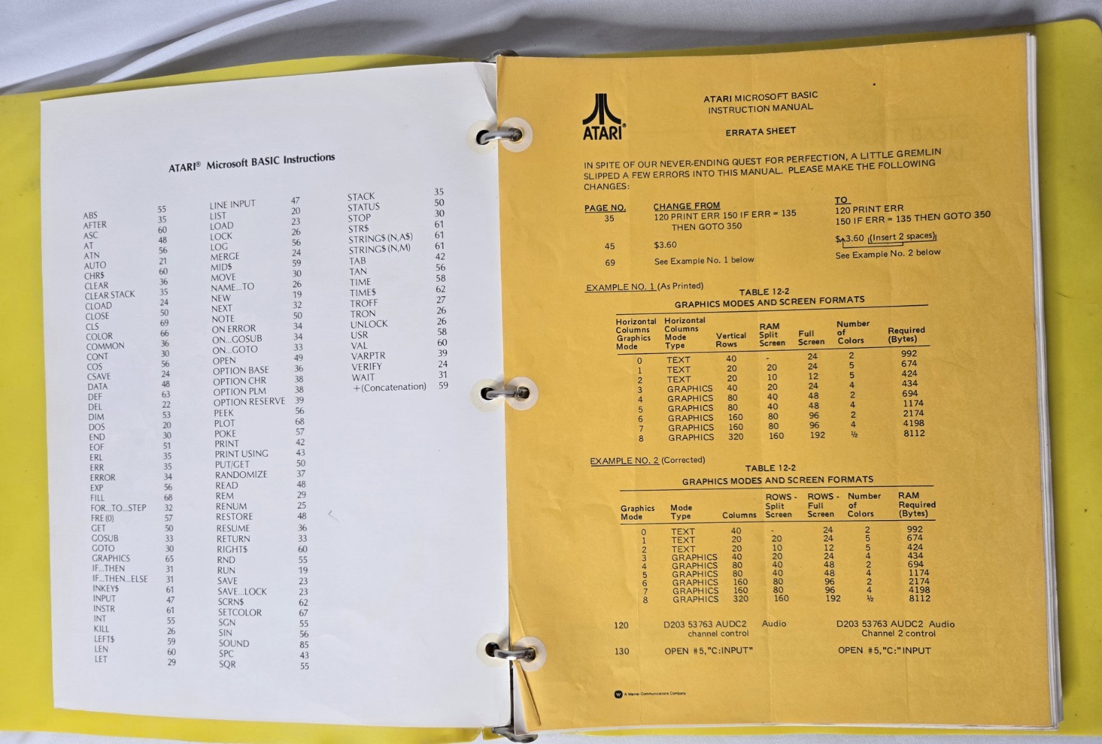 Set Of Atari vintage 1981 programming manuals for the Atari 400/800 & Atari 800