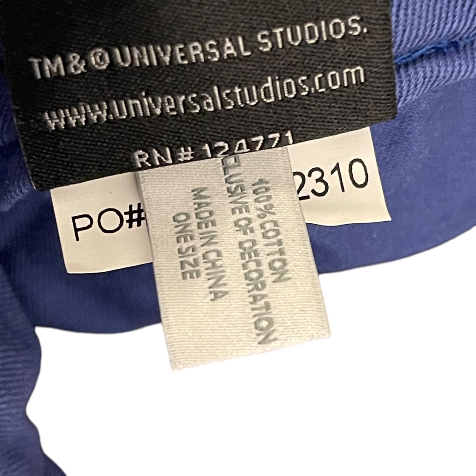 Universal Studios Hat Youth Size Navy Blue Red Letters Basic