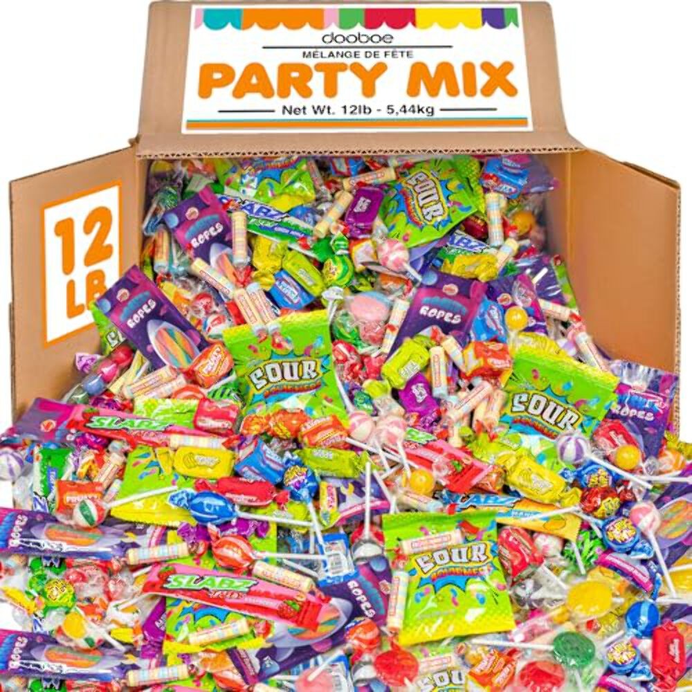 Bulk Candy Mix - 12 Pounds - Individually Wrapped Candies - Parade Candy - Whole