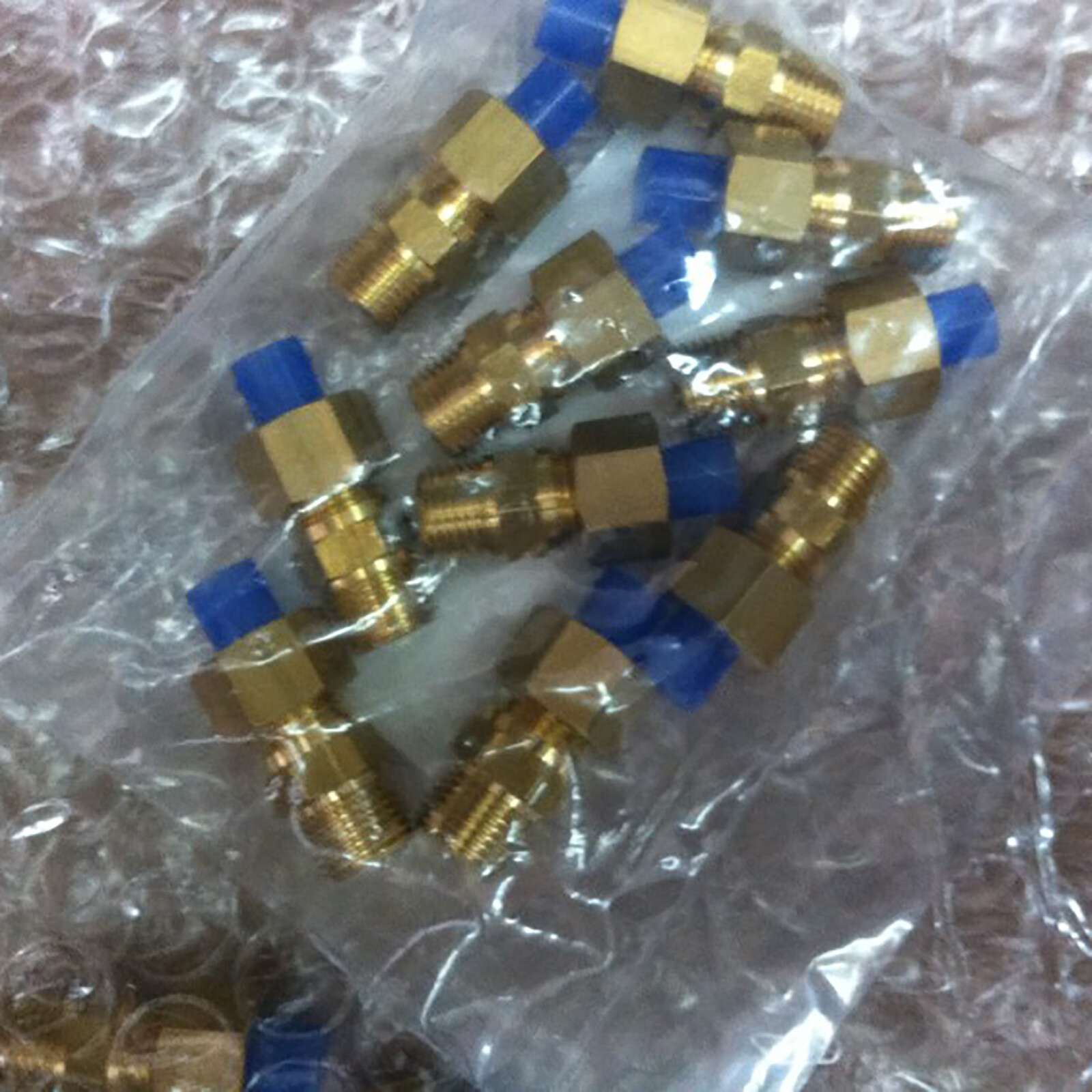 15pcs SMC KFH06-03 Built-in Brass Connector Fitting New
