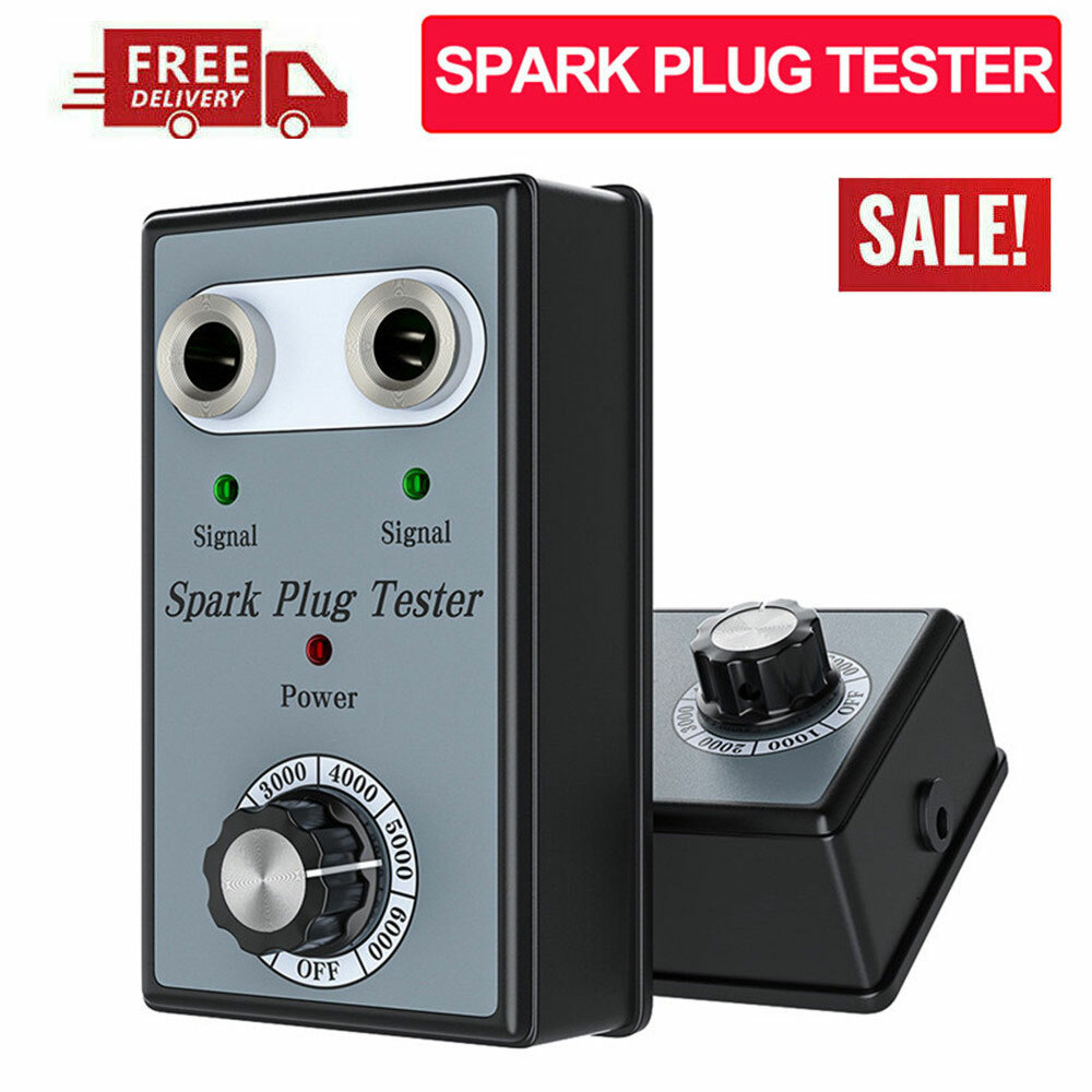 Car Spark Plug Tester Ignition Plug Analyzer Diagnostic Tool Dual Hole ELH