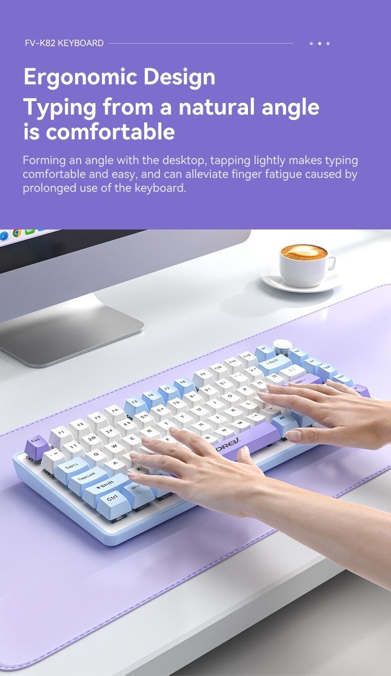 Forev FvQ305S Gaming keyboard Complete