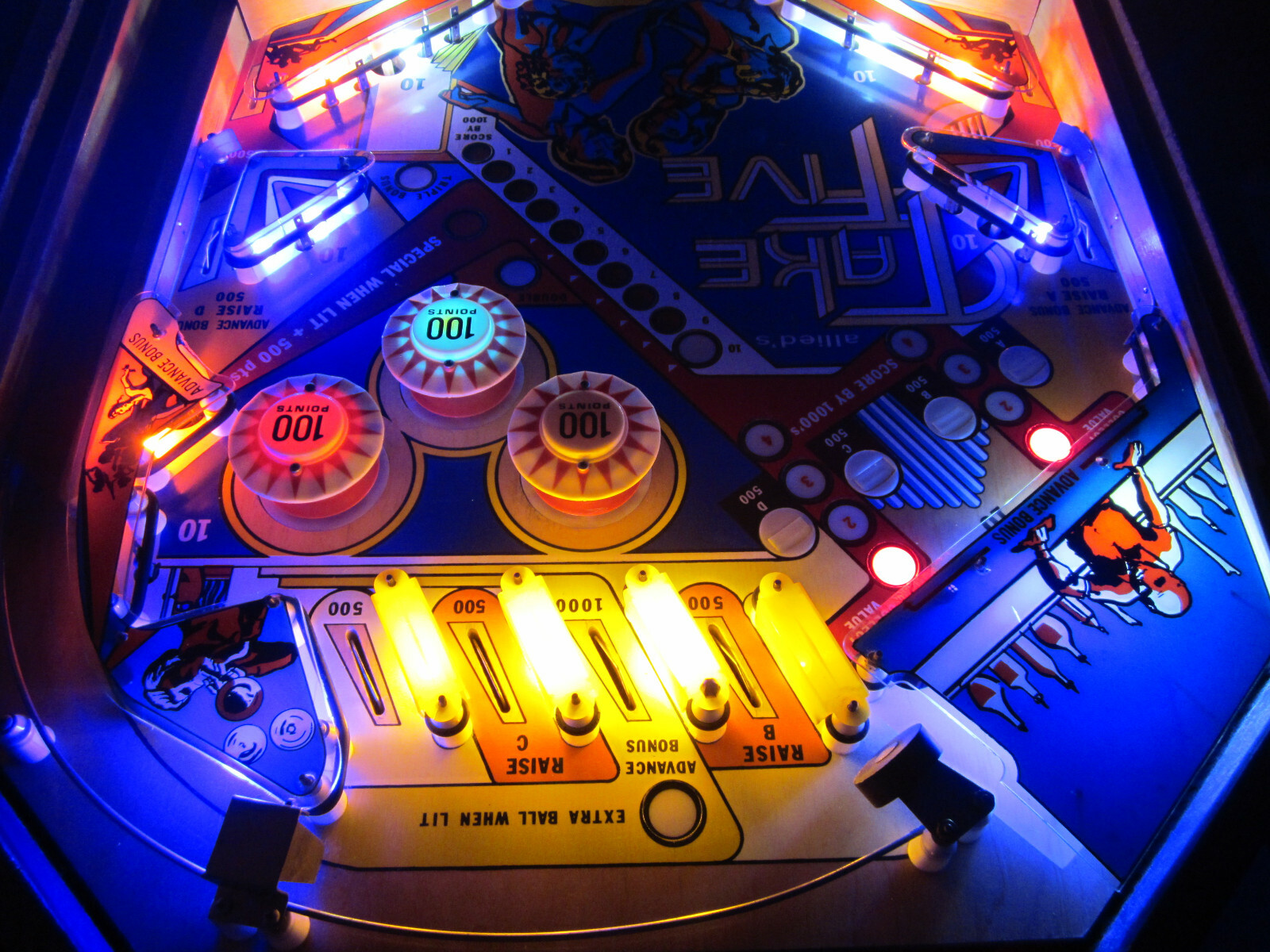 TAKE FIVE Pinball - NON GHOSTING LED Lighting Kit custom SUPER BRIGHT KIT