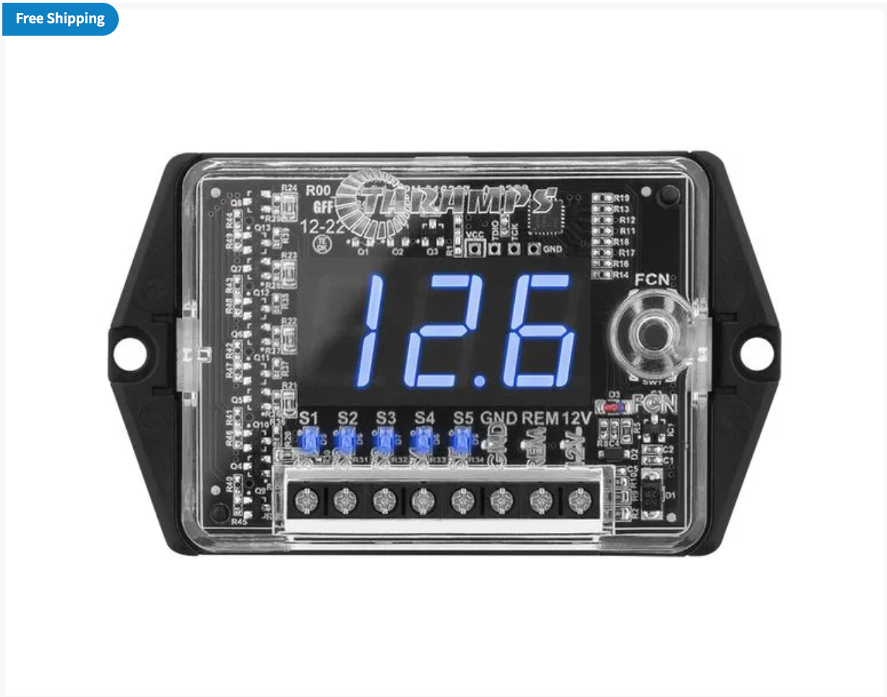 TARAMPS AUTOMOTIVE DIGITAL VOLTMETER AND SEQUENCER VTS 5.1