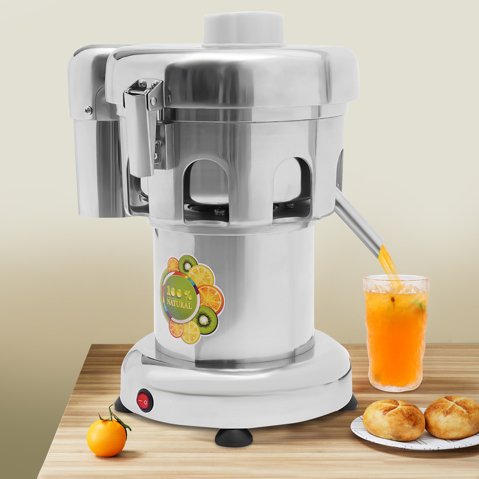 Juice Extractor 110V 370W Centrifugal Juice Extractor Juicing Fruit & Vegetable