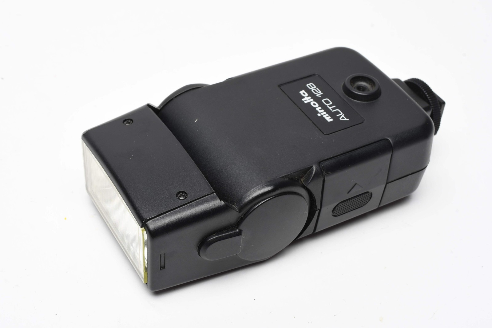 Minolta Auto 128 electronic flash, nice & clean, tested, w/Case+Manual