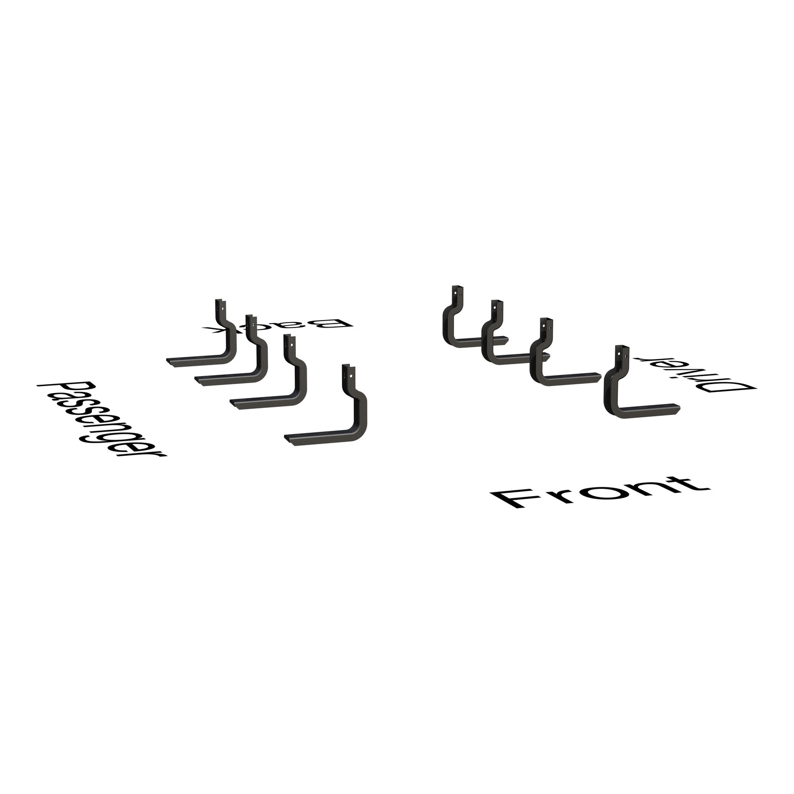 Luverne 400922 Mounting Brackets Kit & Hardware Only for Specific Running Boards