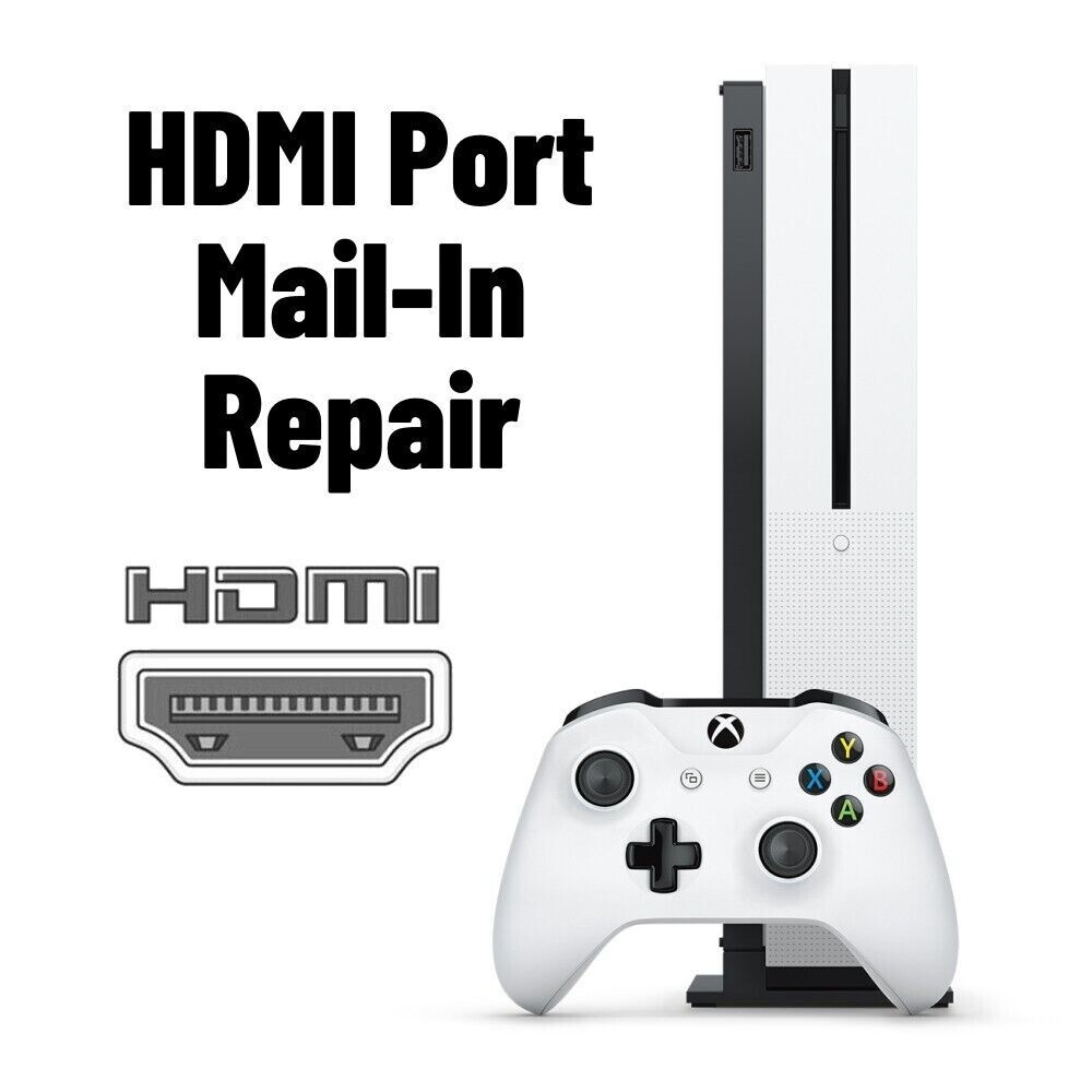 Xbox One S HDMI Port Replacement Repair Mail-In Service (Entire Console)