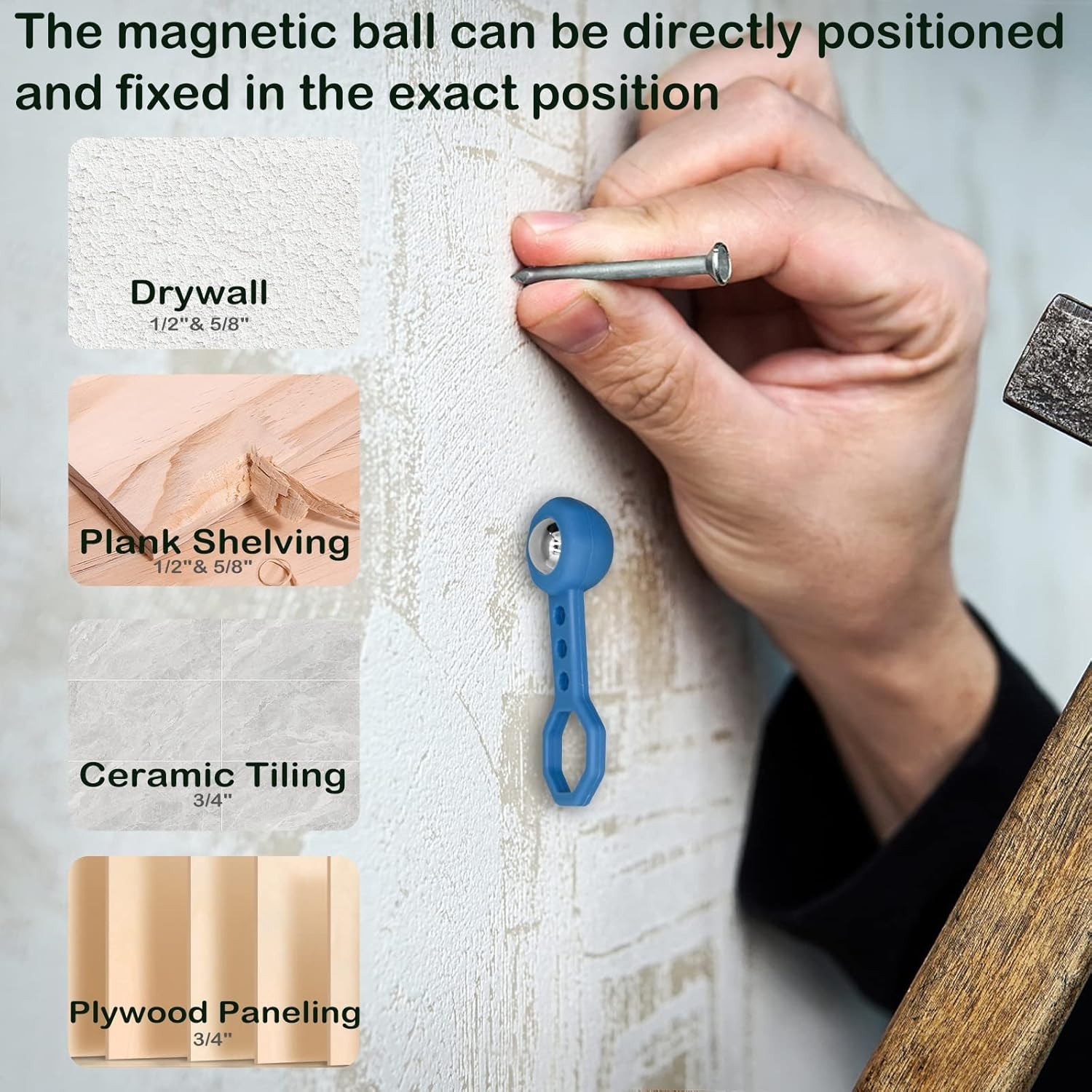 Durable Magnetic Stud Finder - Perfect for DIY & Professional Projects
