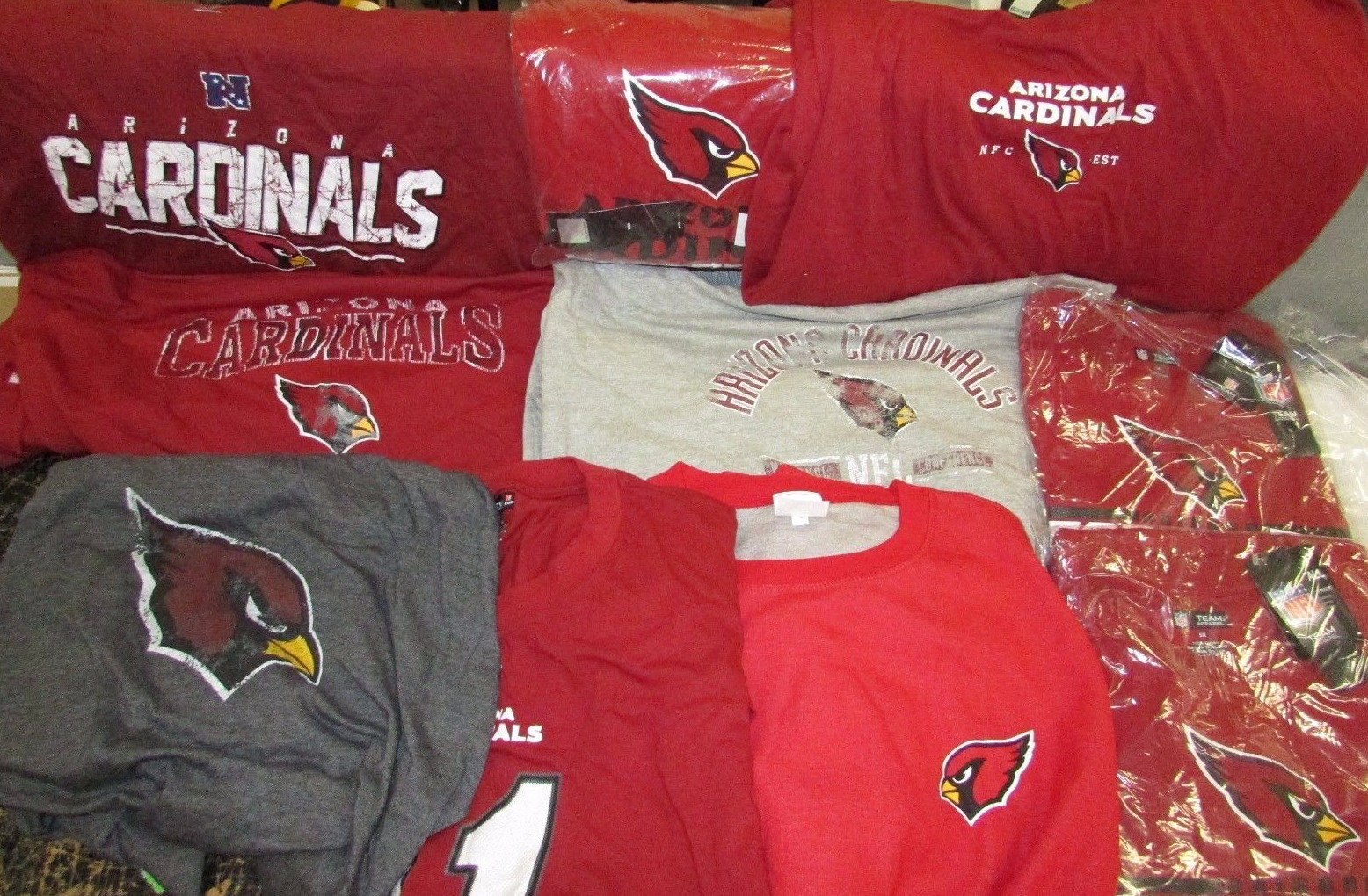 Arizona Cardinals Men's Big &Tall 2 SHIRTS! *MYSTERY SHIRT* NFL