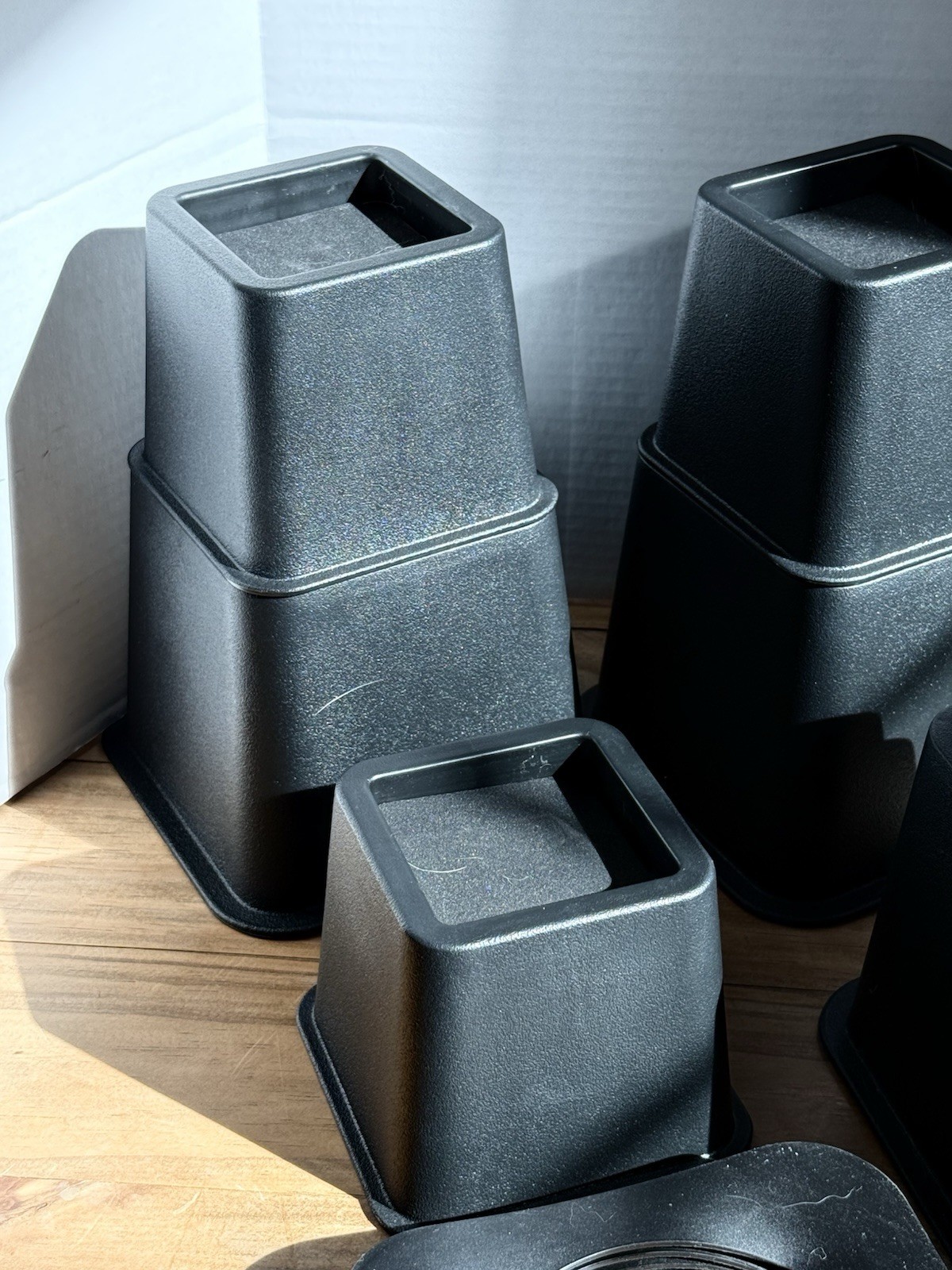 Adjustable Bed Risers Stackable Lift, 3, 5, 8 Inch Set Of 8