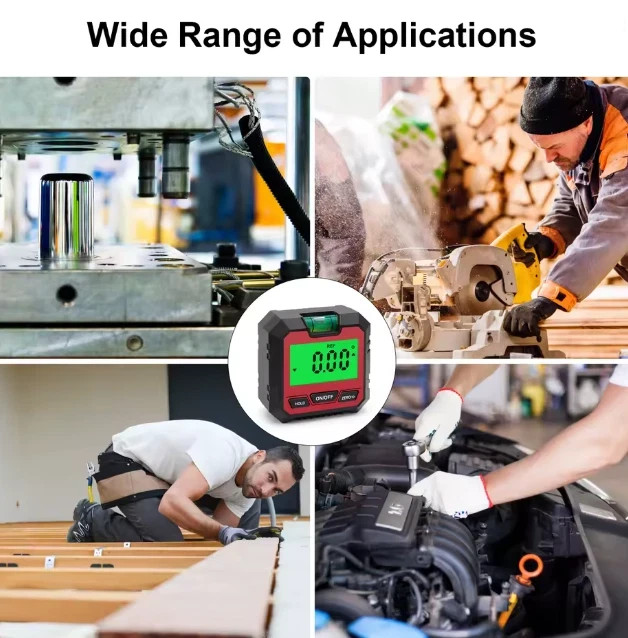 LCD Magnetic Digital Level Box Gauge Angle Meter Finder Protractor Inclinometer