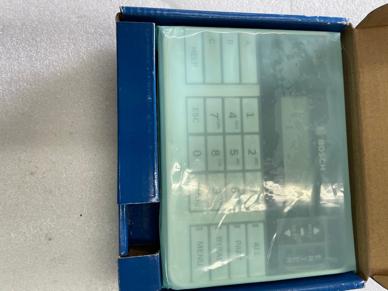 NEW BOSCH B920 2 LINE TEXT KEYPAD W/ Function Keys LCD DISPLAY ON SCREEN HELP