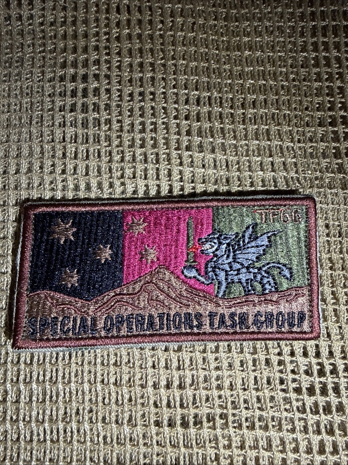 US SOF French Foreign Legion Task Force 66 Pocket Patch SOTG Afgan War