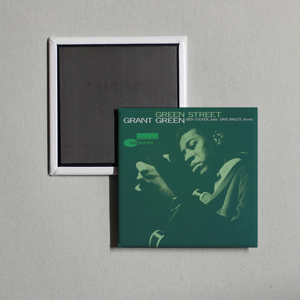 Grant Green - Green Street (Rudy Van Gelder Edi Album Cover Locker Fridge Magnet