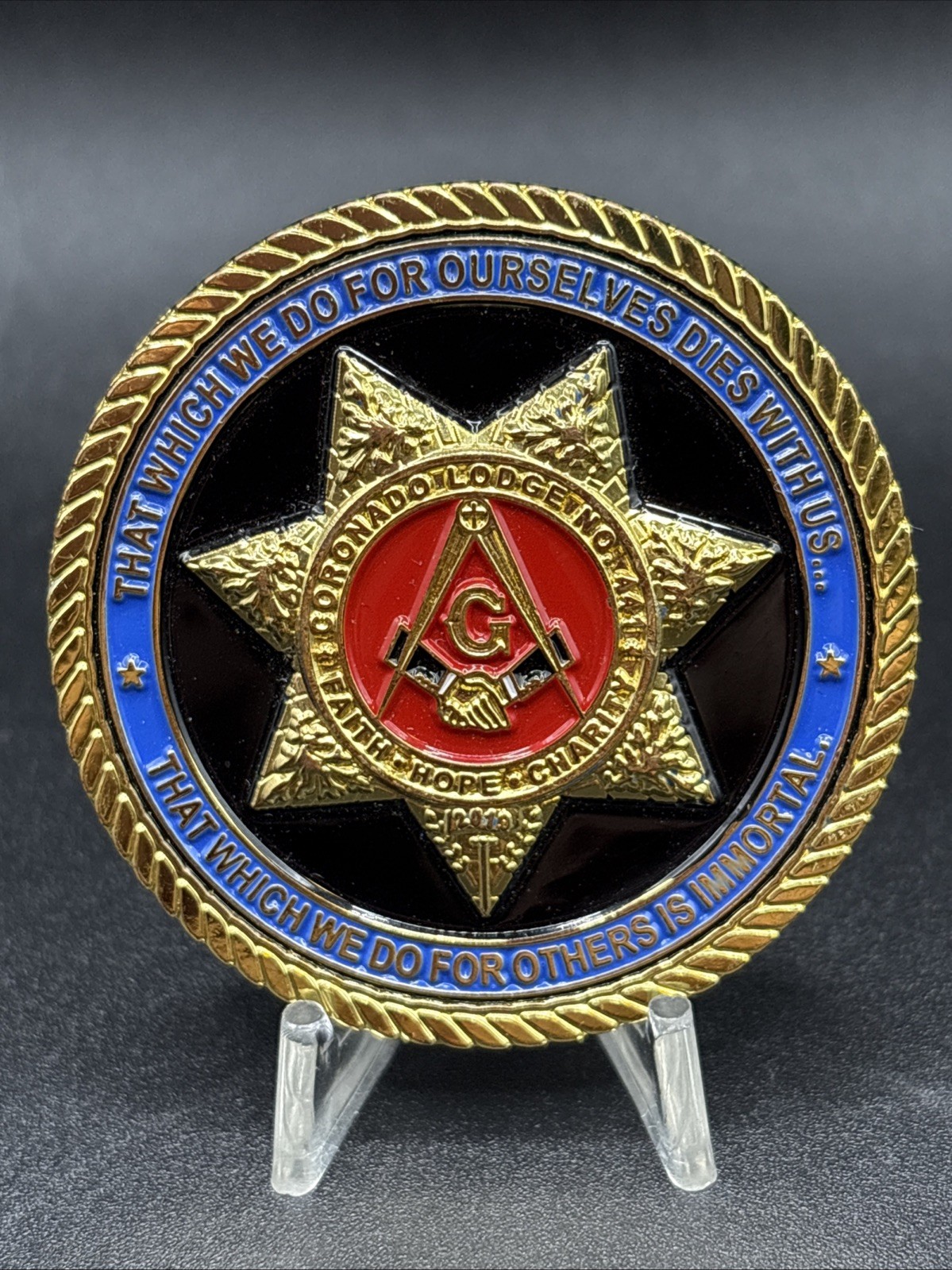 The Worshipful Master 2019 Coronado Lodge Coin