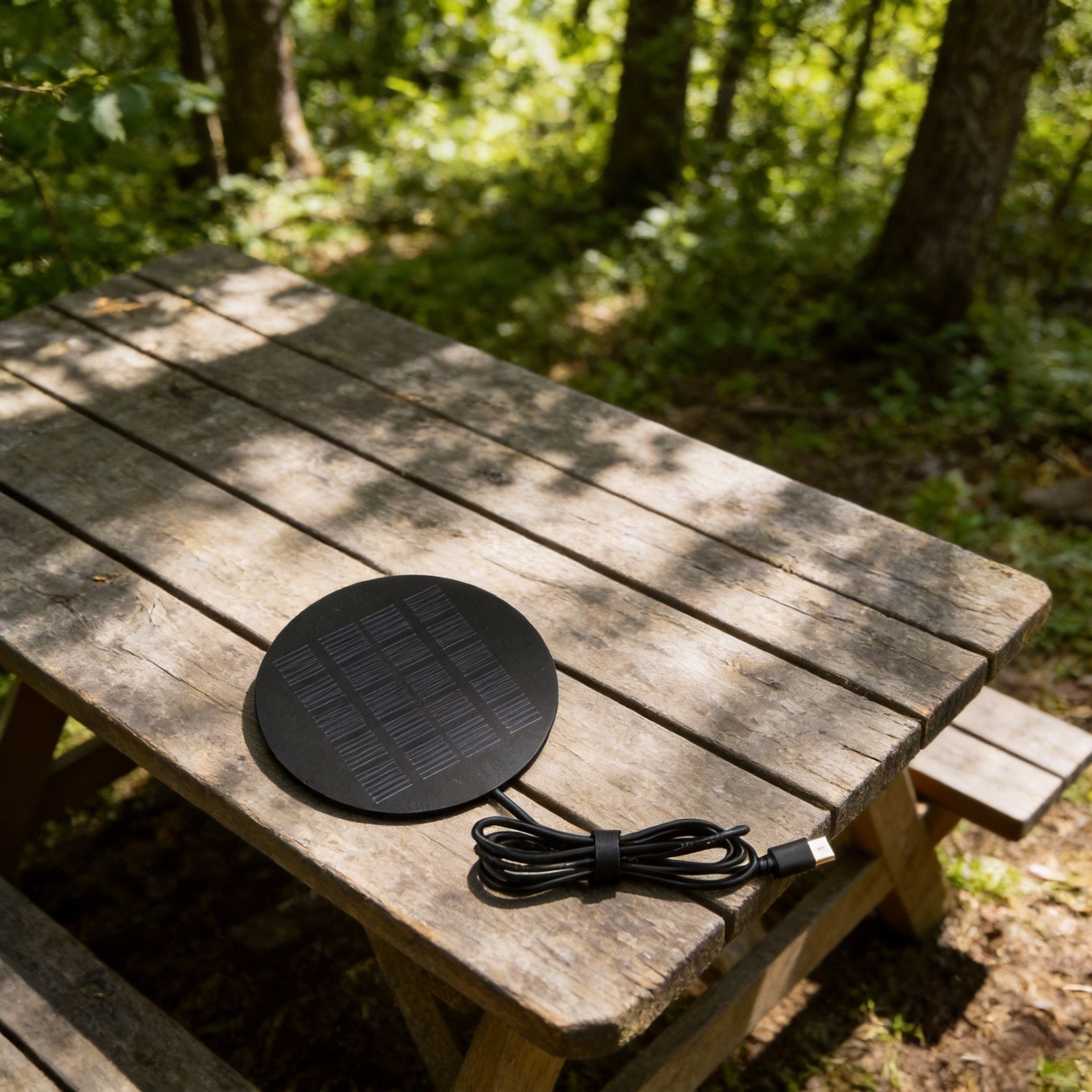 1 2W Solar Panel Charger with Type C Output for Lights Curtains Efficient