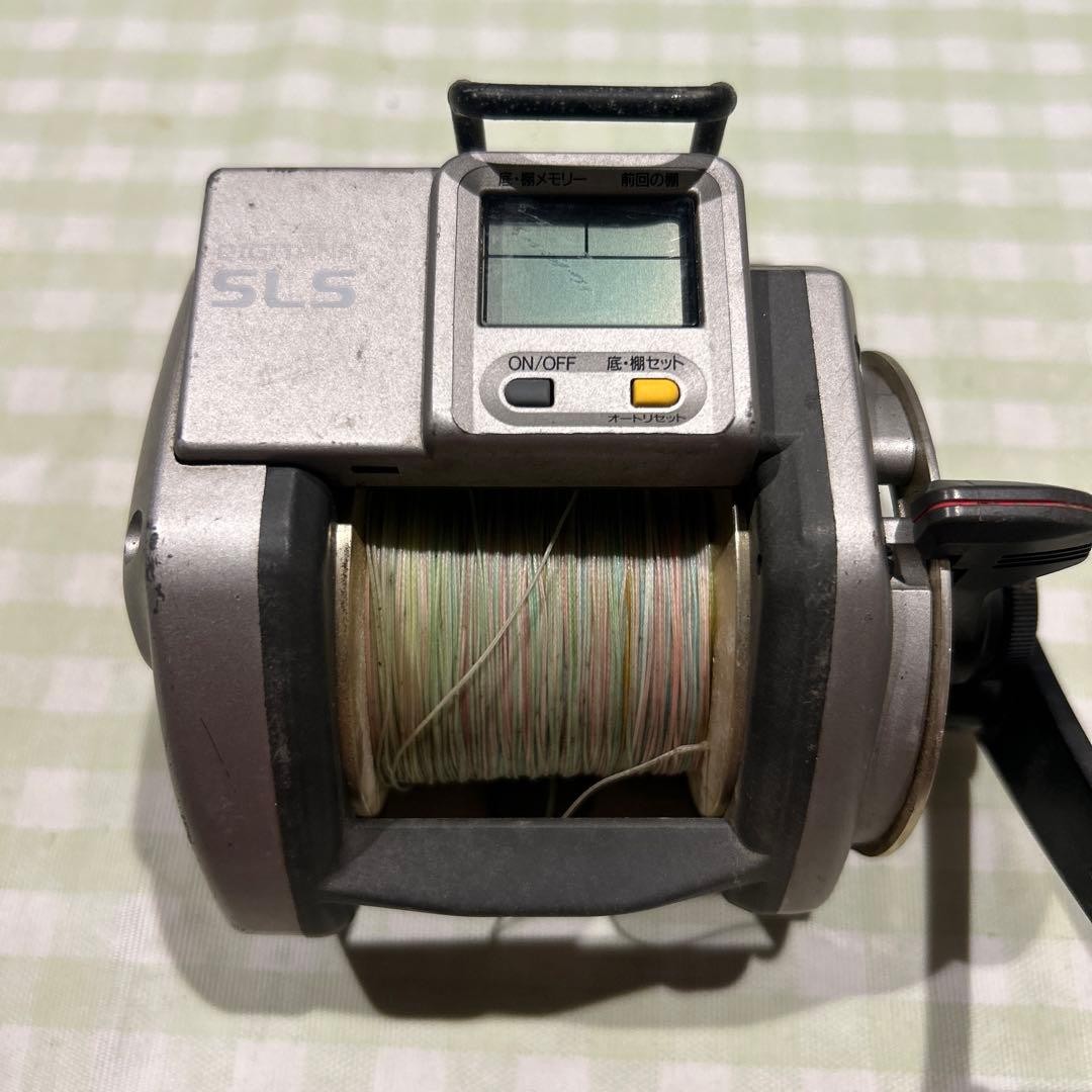 Shimano SLS Digitana GT5000 Electric Fishing Reel Wood Handle Rare Genuine