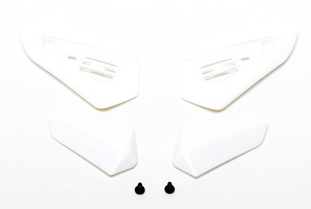 Shoei Qwest Helmet Replacement Top Rear Air Vent White
