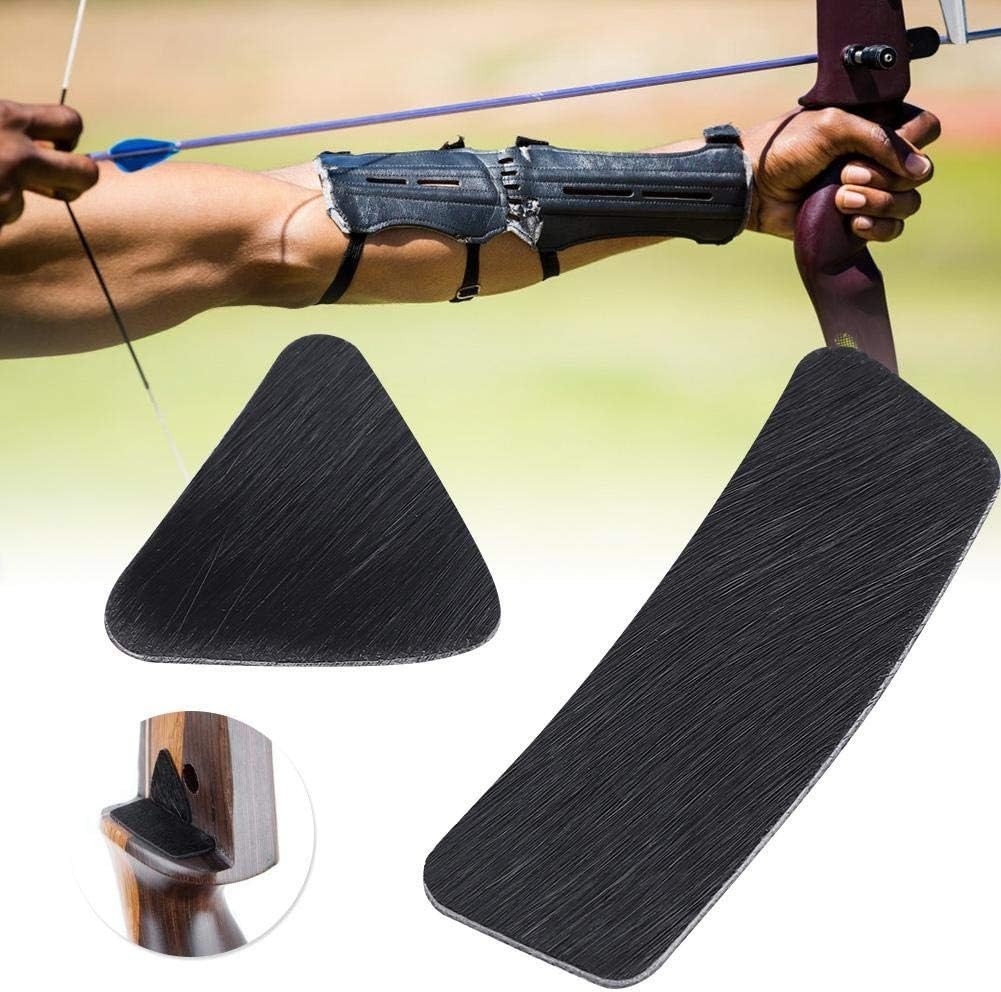 Durable Slip-Prevention Leather Rests for Archery - Compact & Efficient - 2 Pcs
