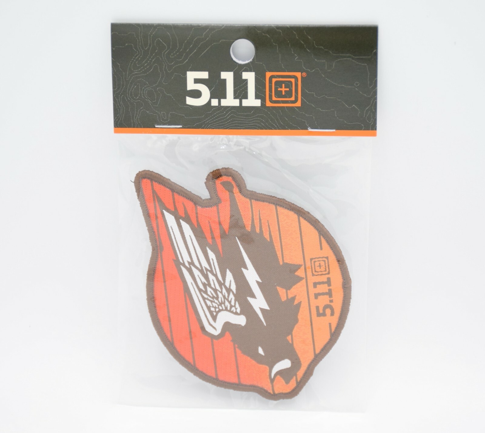 5.11 TACTICAL "FLYING HOG" LOGO PATCH HOOK/LOOP BACKING THIN RED LINE FIREMEN