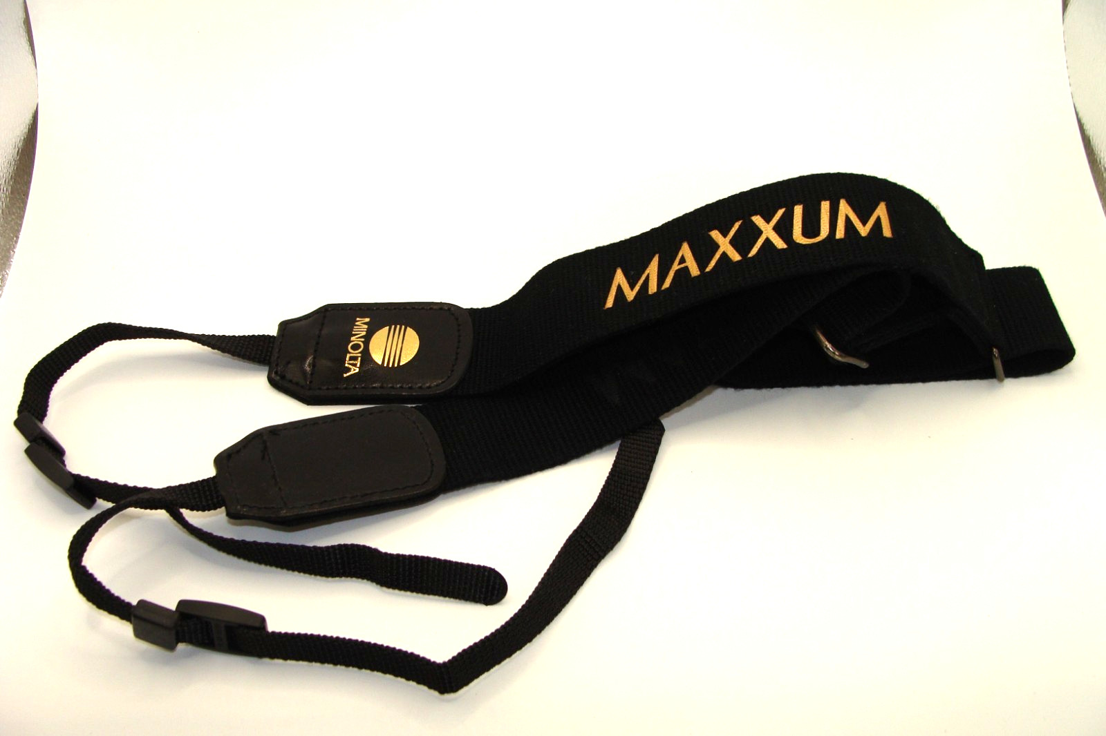 Vintage Minolta Maxxum Camera Neck Strap 1.50" for SLR Cameras - Washed