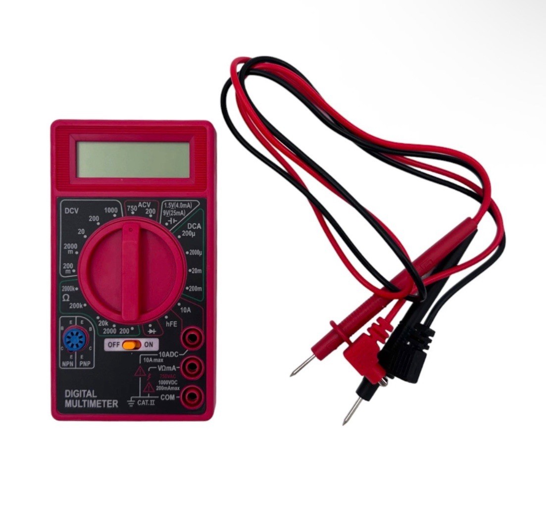 7 Function Digital Multimeter LCD AC/DC Voltage Current Tester