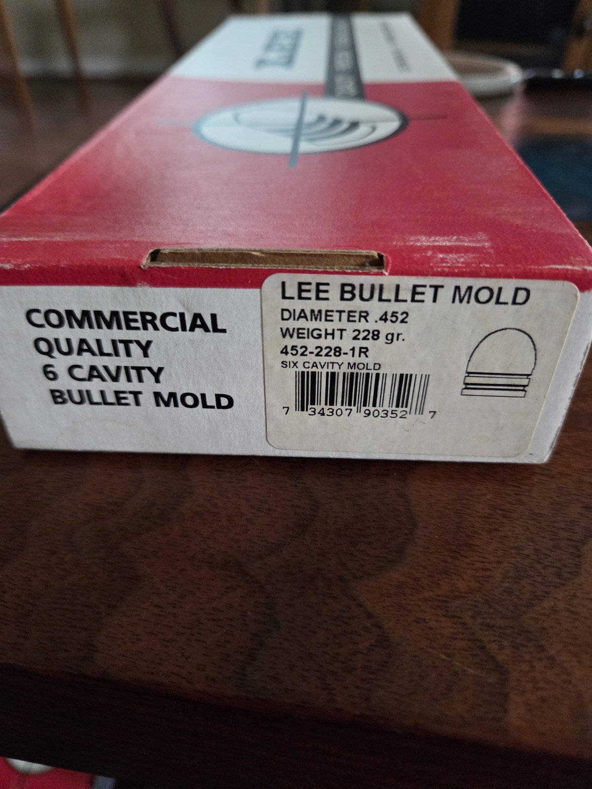 Lee Bullet Mold .452 228 Gr 6 Cavity