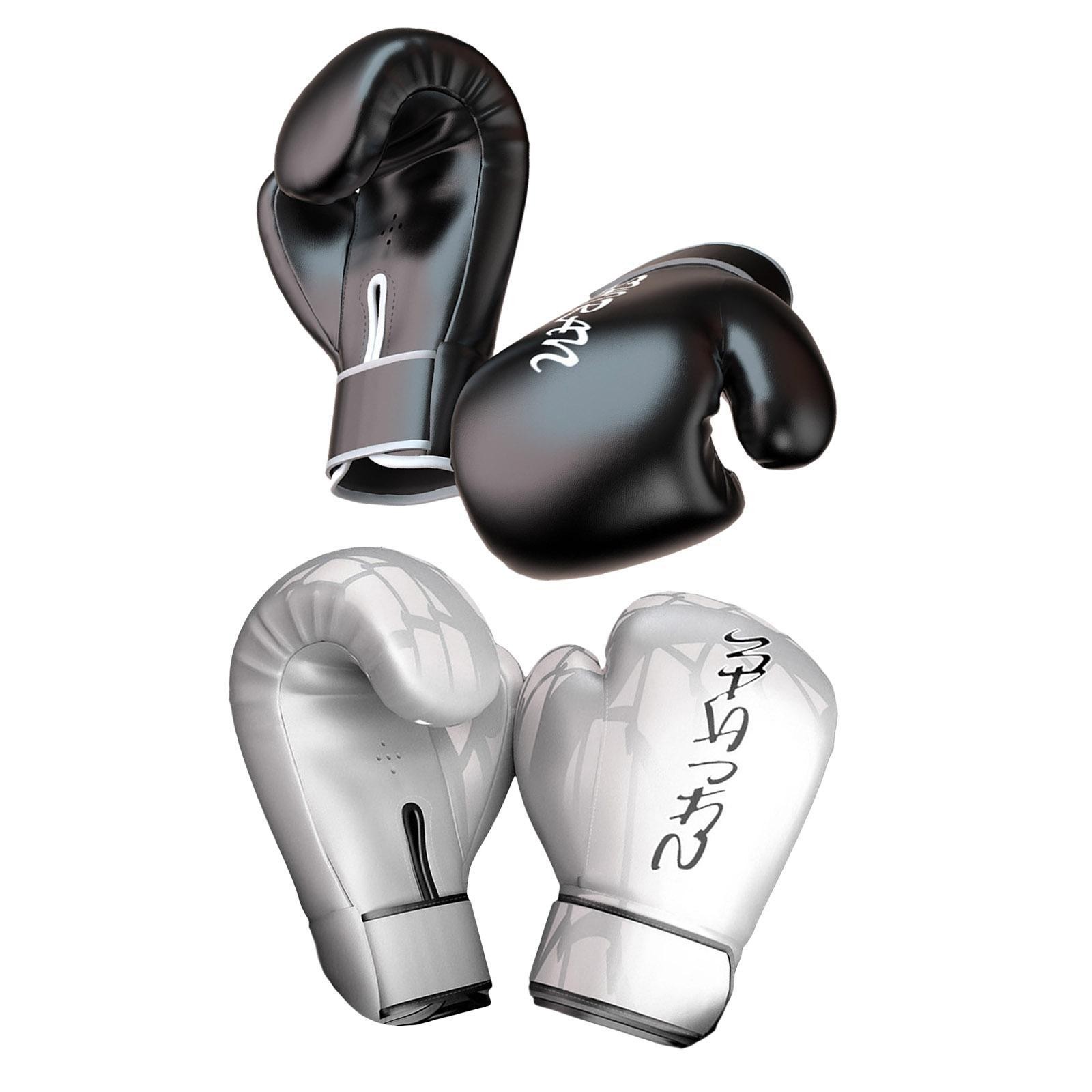 Boxing Gloves Sparring Muay Thai PU Leather Training Mitt for Kickboxing Bag