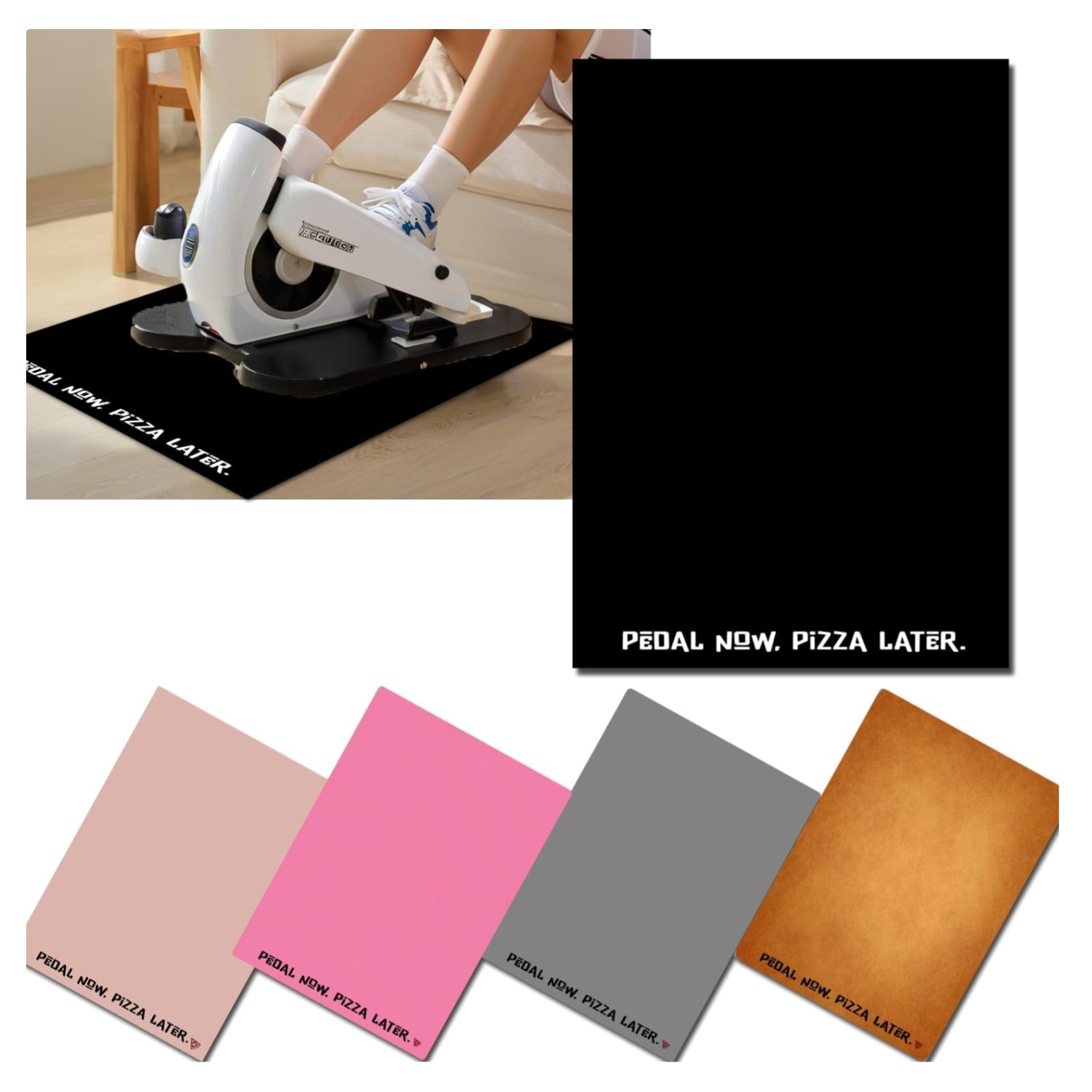 Ellipse Leg Exerciser Machine Non-Slip Mat, Apply to Under Desk Elliptical Pe...