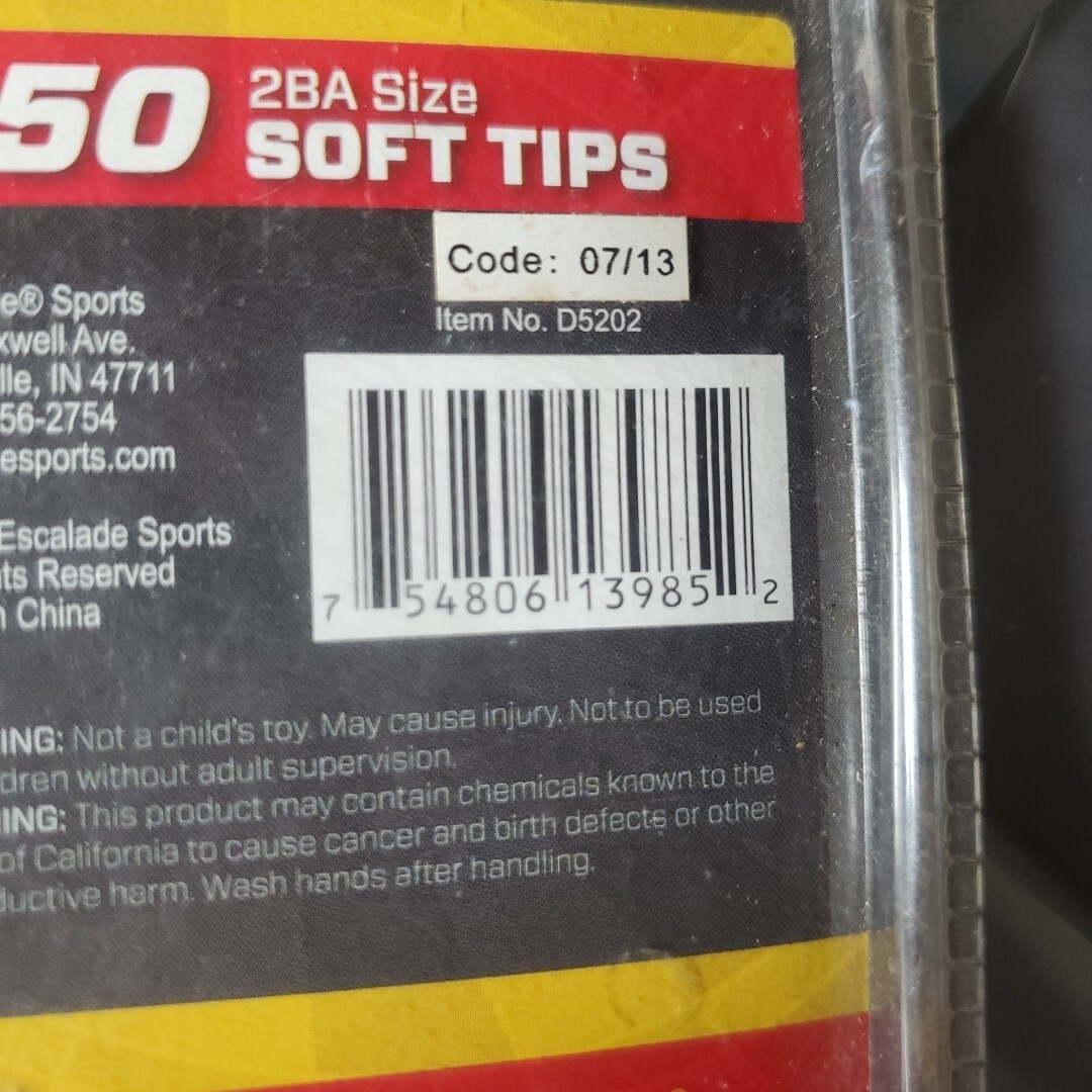 ACCUDART 50 Pack Soft Tip Darts Size 2BA Indoor Sporting Game New