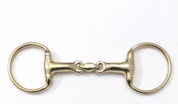 Premium Quality Horse Eggbutt Snaffle Bit Double Jointed Lozenge Stainless Steel