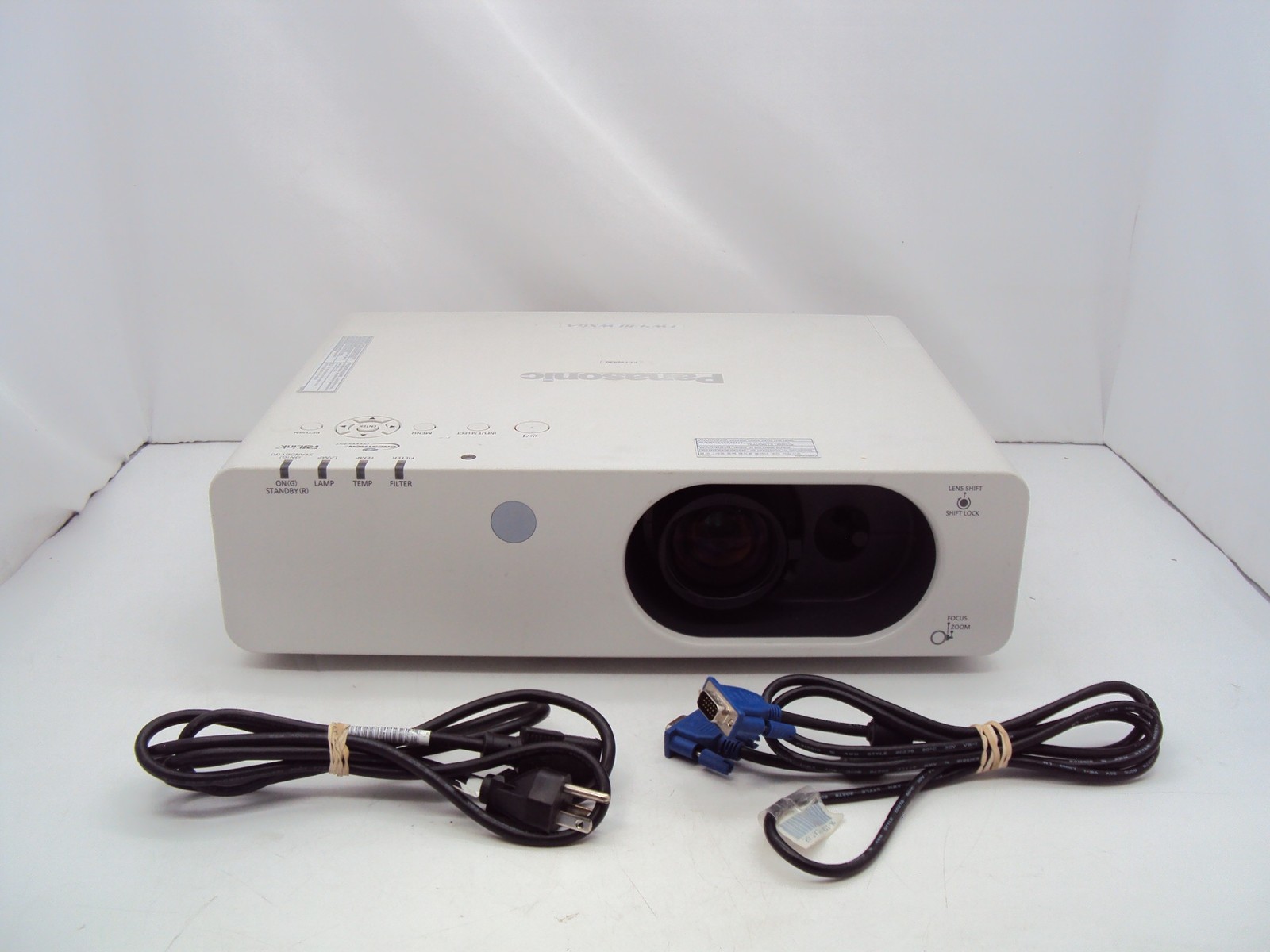 Panasonic PT-FW430U FHD 1280 x 800 3500 Lumens Projector VGA DVI HDMI Network
