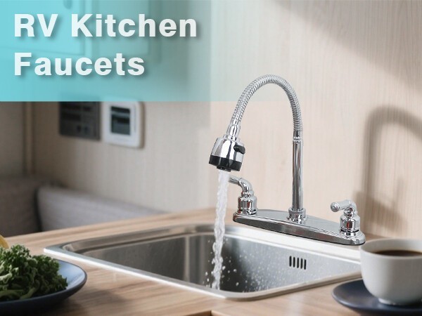 360° Chrome Kitchen Faucet Sink Mixer Pull Down Sprayer Single Handle Plastic