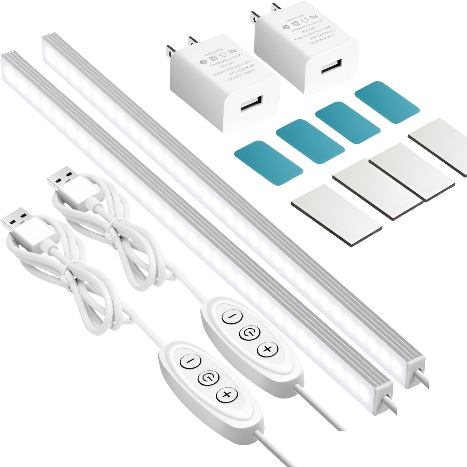 Under Cabinet Lights, 12 Inch Plug in Under Cabinet Lighting, LED Closet Ligh...