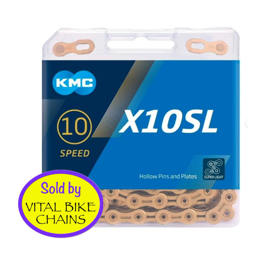 KMC X10SL Chain 10 speed - Gold