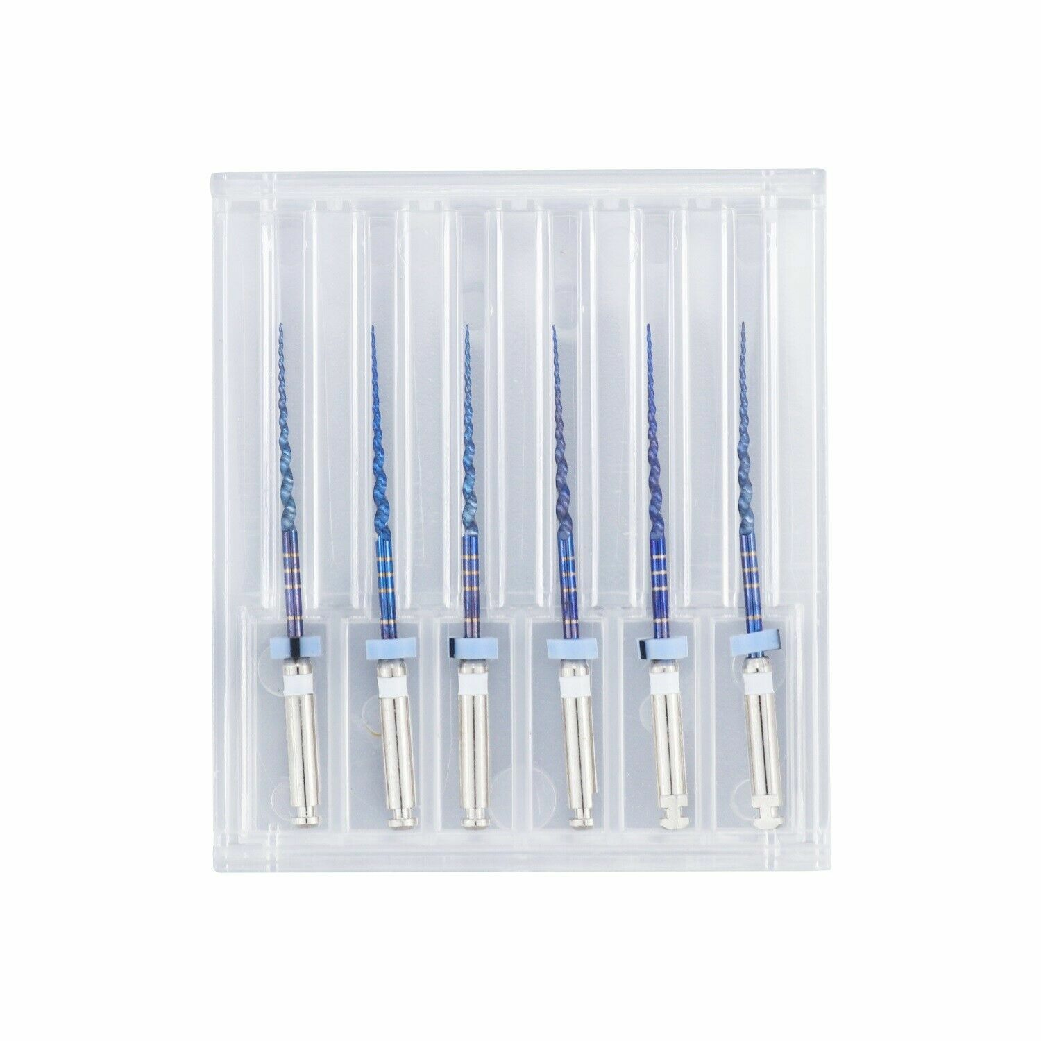6PCS S2 Dental Engine Use Rotary Heat Activated Canal Root Endodontic Files 25mm