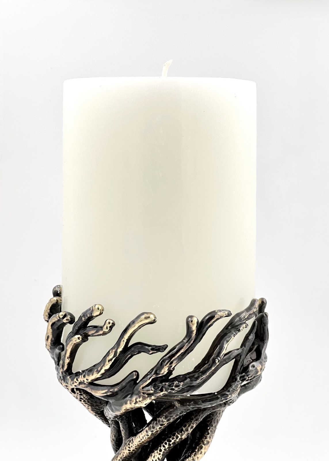 The Tangerine Store | Bark - Sculptural Pillar Candle Holder