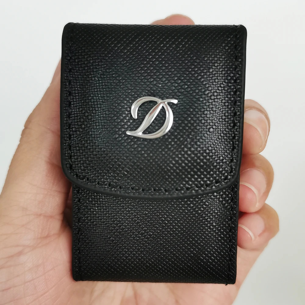 Durable Leather Lighter Case for Dupont Zippo Handmade Belt Bag Men Cigar Protec