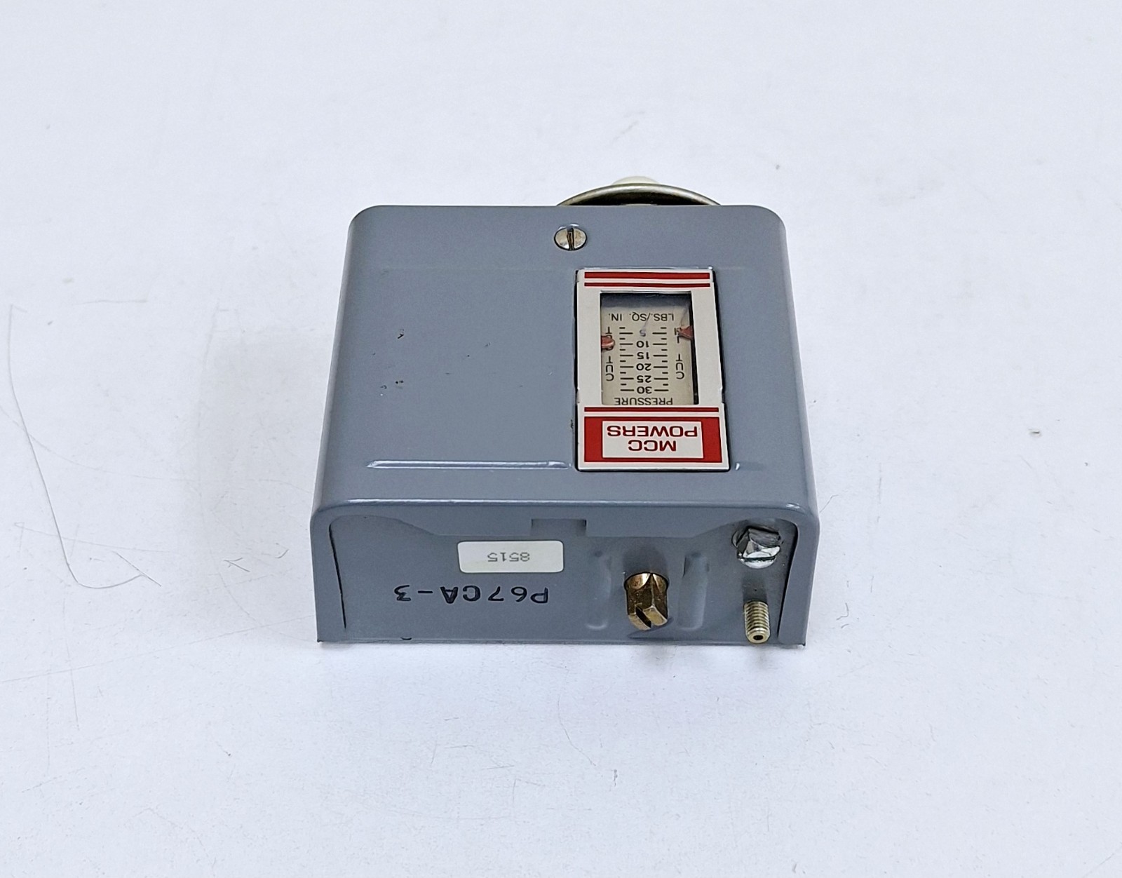 MCC Powers 134-1451 Pressure Electric Switch 3-30PSI